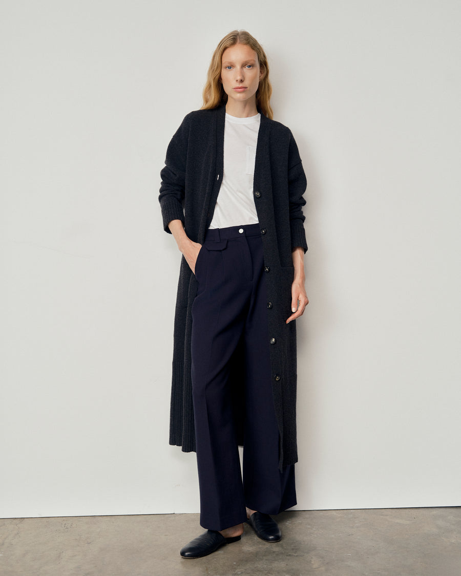 Merino Wool Maxi Cardigan