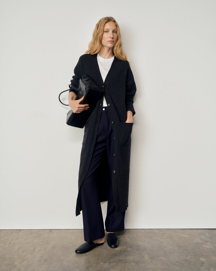 Merino Wool Maxi Cardigan