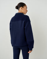 Panelled Polo Sweatshirt