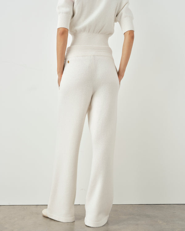 Wide Leg Trouser in Merino Wool Cashmere