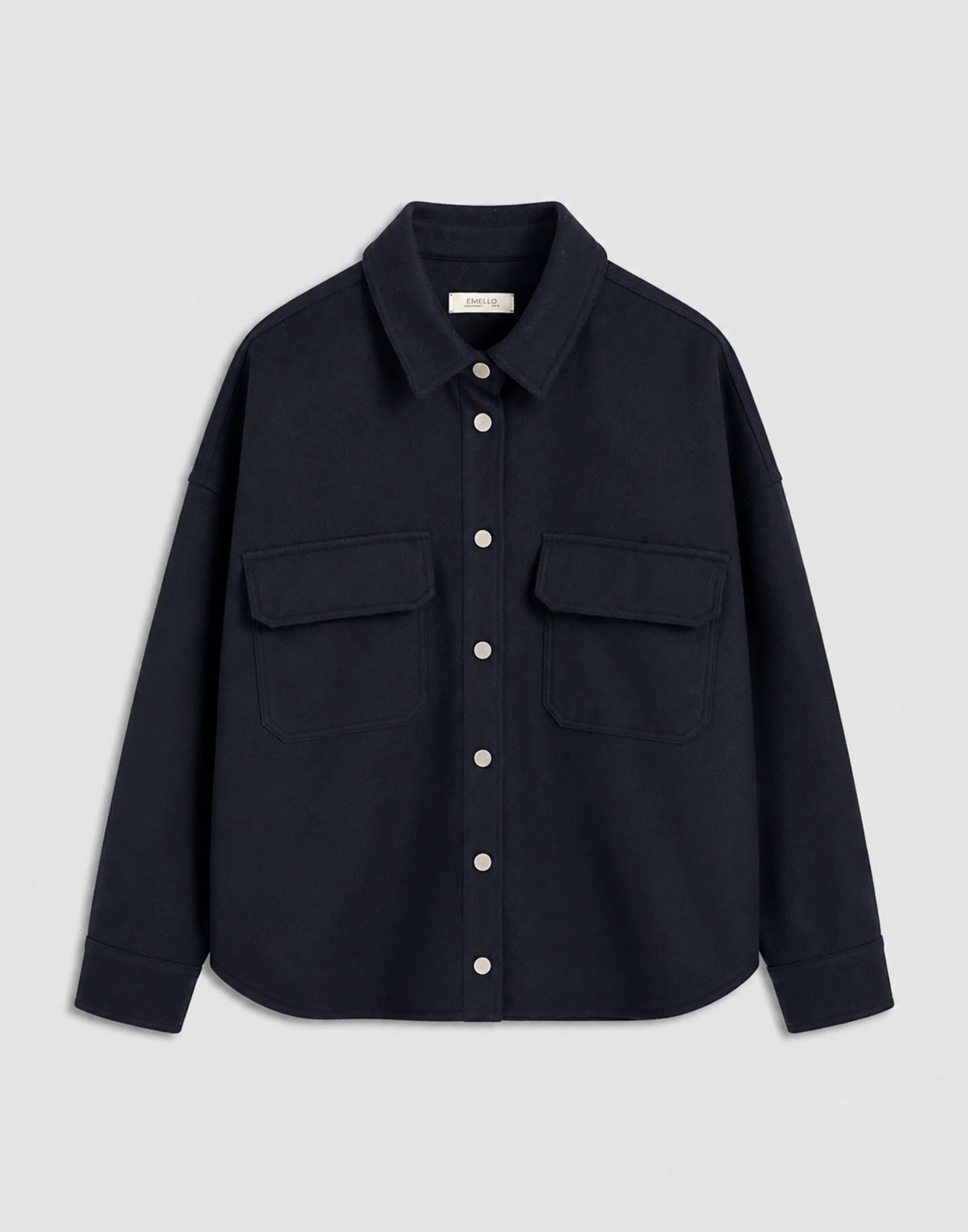 Pre Order Oversized Wool Overshirt