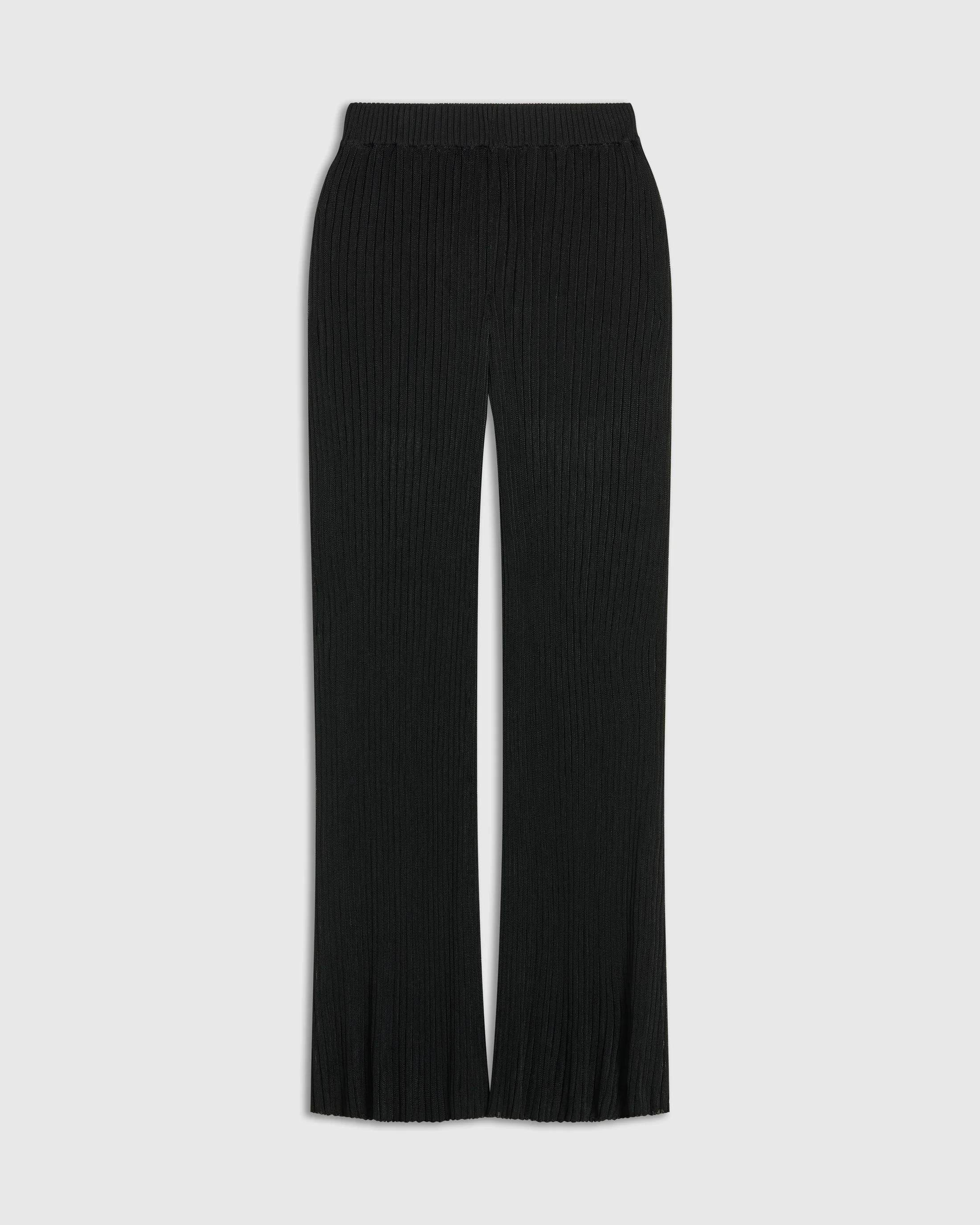Plissé Knit Trousers