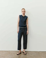 Pointelle Knit Cropped Trousers