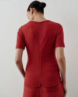 Ribbed Pocket Tee