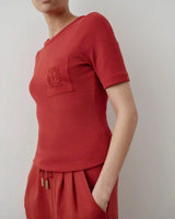 Ribbed Pocket Tee