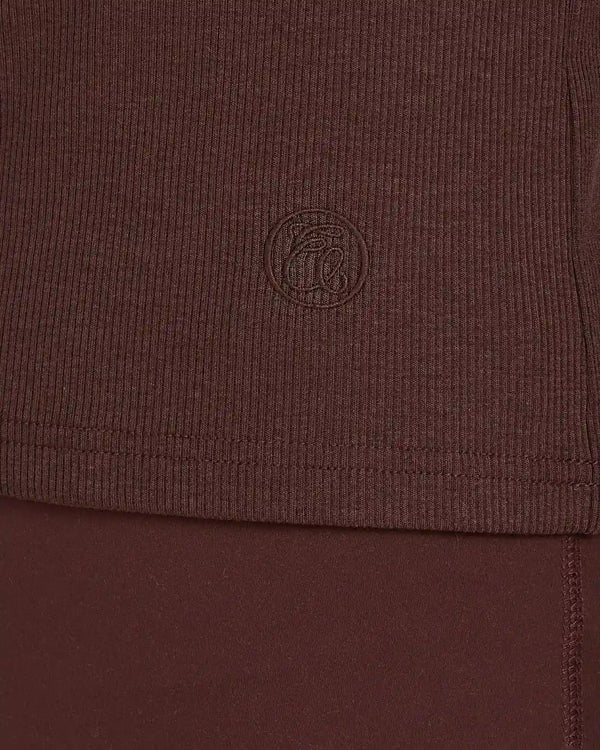 Ribbed Turtleneck in Lyocell Cotton