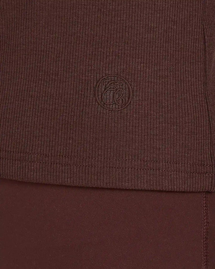 Ribbed Turtleneck in Lyocell Cotton