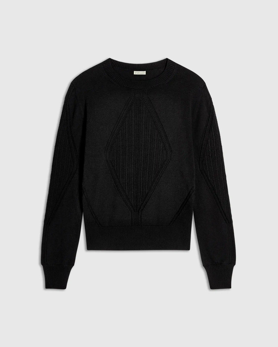 Silk Blend Pointelle Sweater