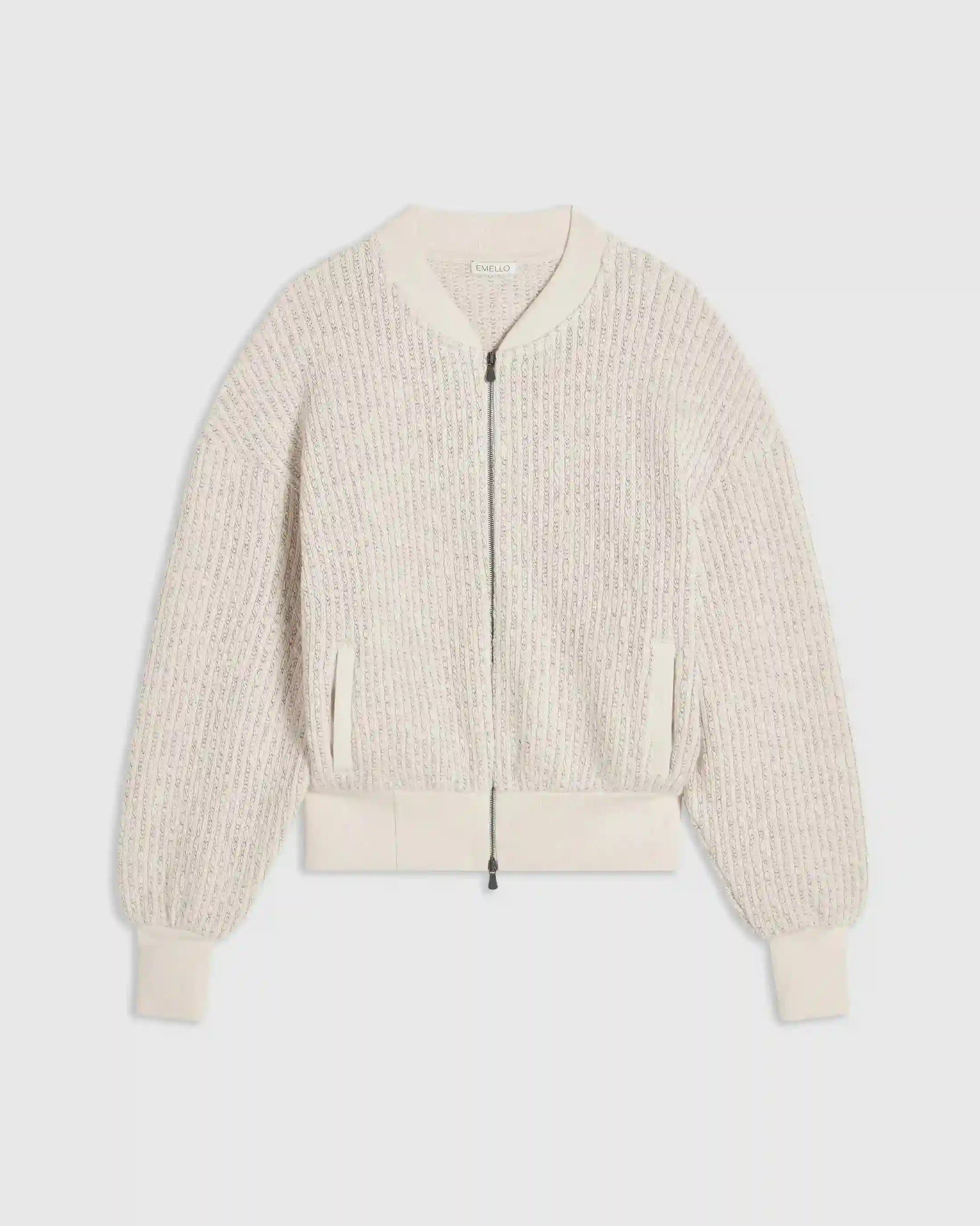 Striped Knit Jacket
