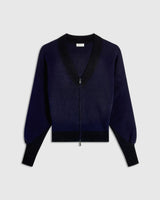 V-Neck Zip Cardigan
