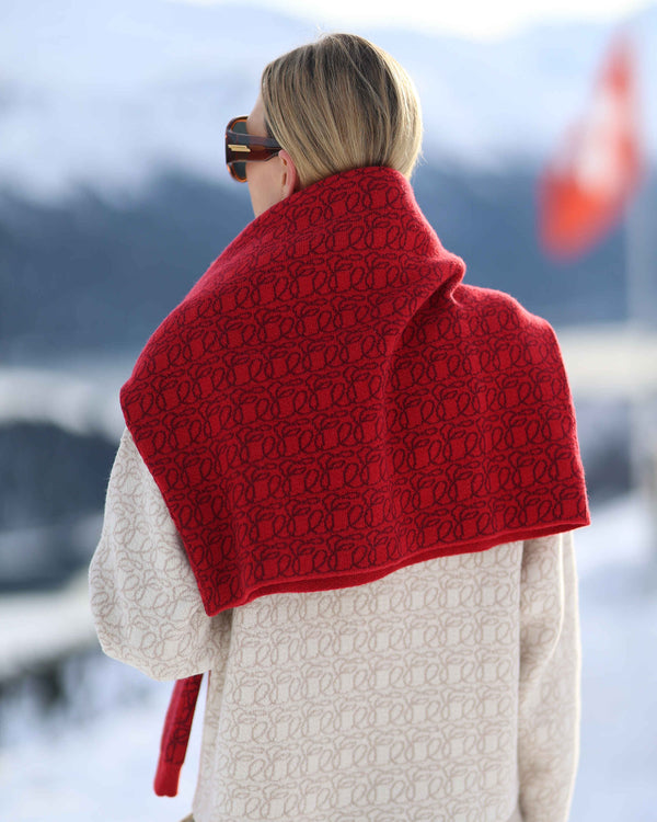 Reversible Jacquard Cashmere Sweater